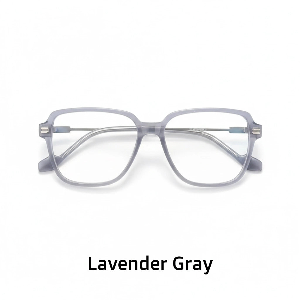 Titanium Polygonal Eyeglass Frame - Anti Blue Light Optical Glasses