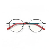 Ultra-Light Titanium Optical Glasses Frame - Retro Polygonal Design