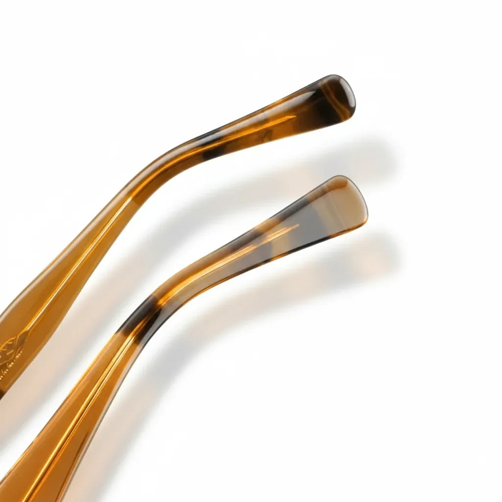 Retro Round Tortoiseshell Eyeglass Frame - Optical Prescription Glasses