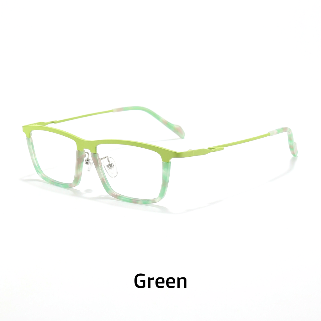 Patchwork-Quadrat-Titan-optische Brille