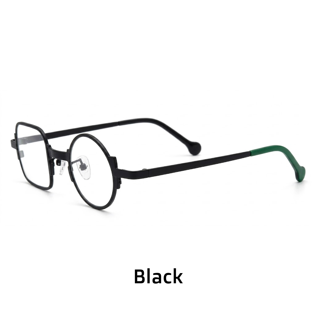 Titanium Round Optical Frames Colorful