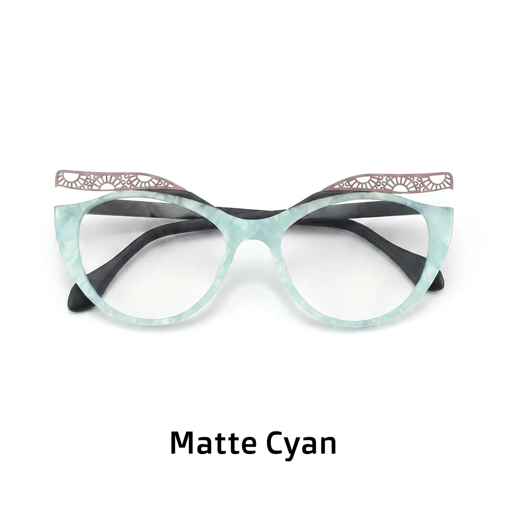 מסגרות למשקפיים מסוג Cat-Eye Acetate