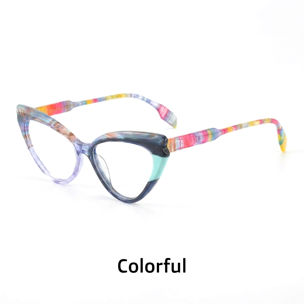 Retro Cat Eye Acetate Optical Eyeglass Frames