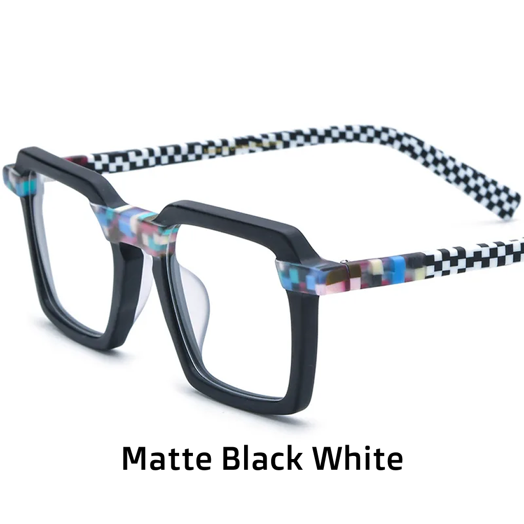 Acetate Square Optical Frames – Unisex Prescription Eyeglasses