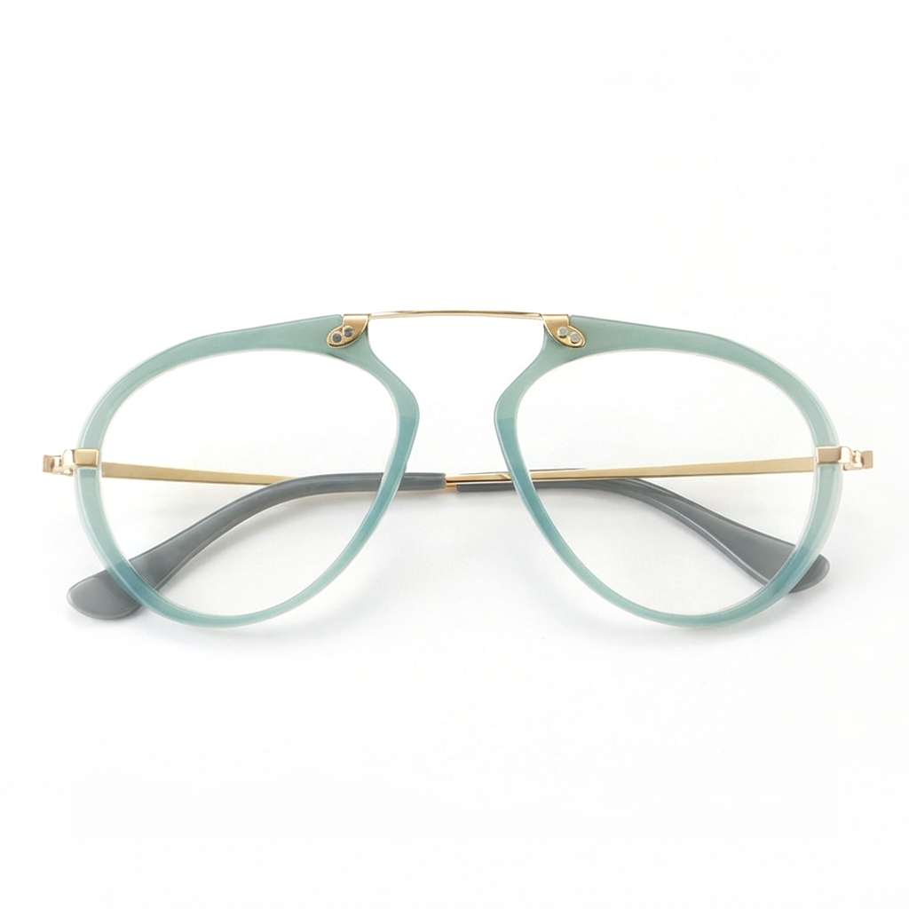 Retro Acetate Optical Eyeglasses Frame – Stylish Unisex Prescription