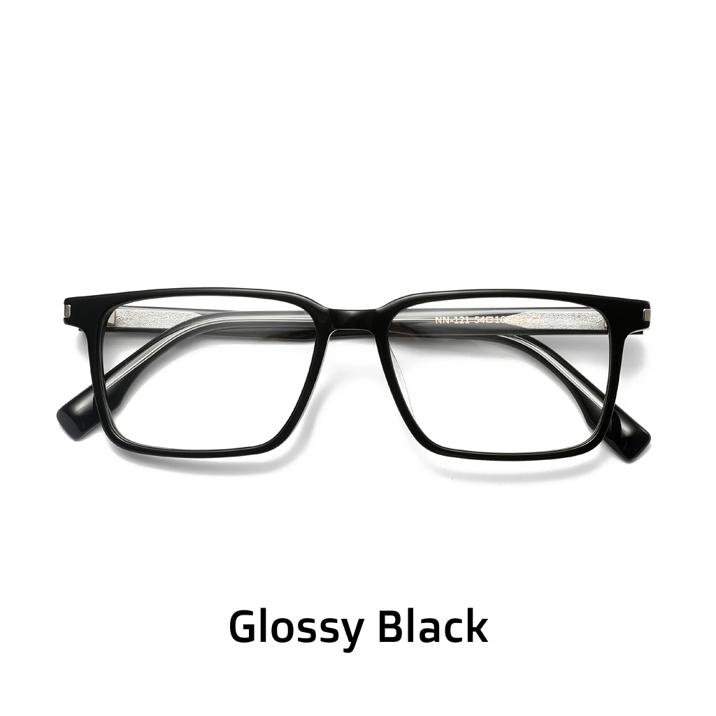 Acetate Rectangular Eyeglasses Frame