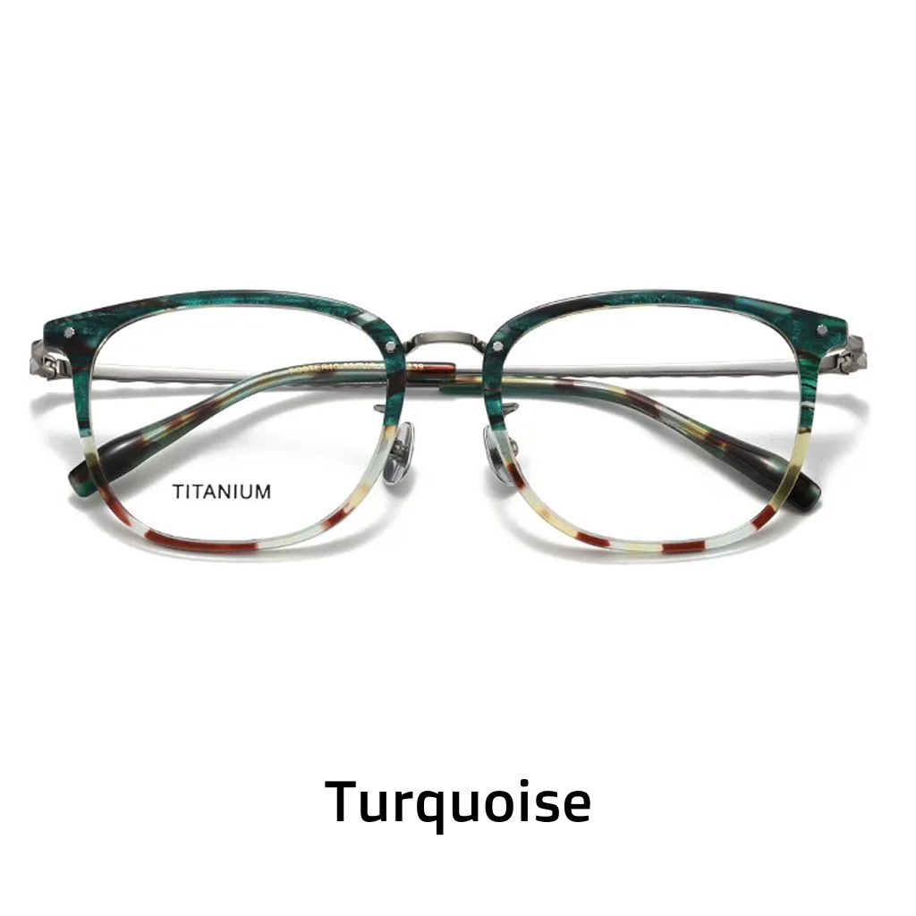 Titanium Round Eyeglass Frames – Unisex Optical