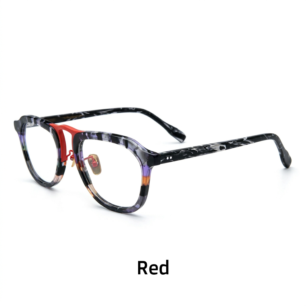 מסגרות למשקפיים של Acetate Aviator - אופטי לשני המינים