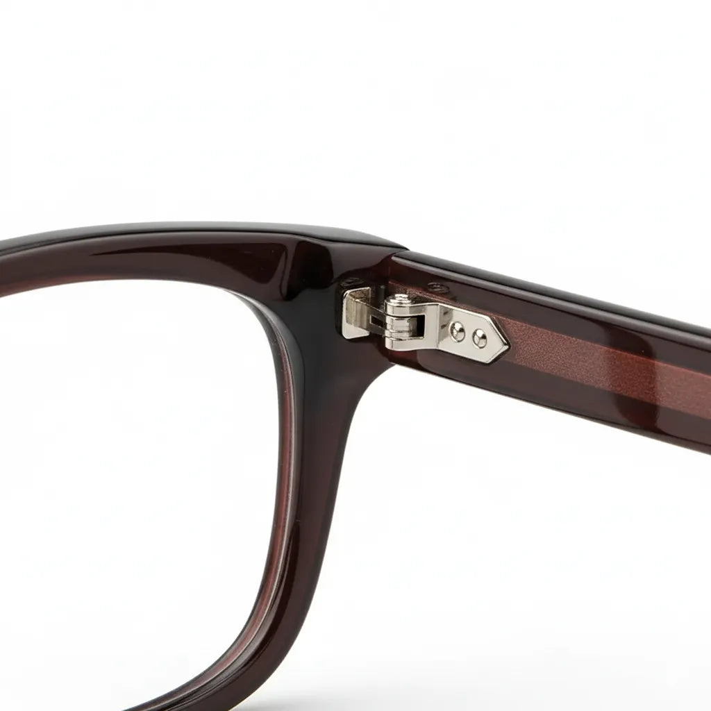 Retro Round Acetate Eyeglass Frames - Unisex Prescription Ready