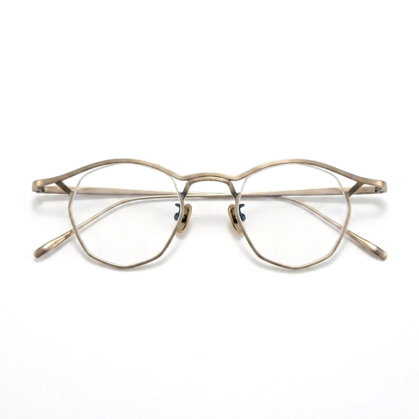Titanium Polygon Optical Frames – Unisex Prescription Eyeglasses