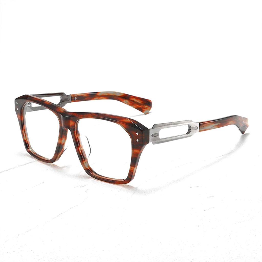 Montature per occhiali quadrate oversize in acetato