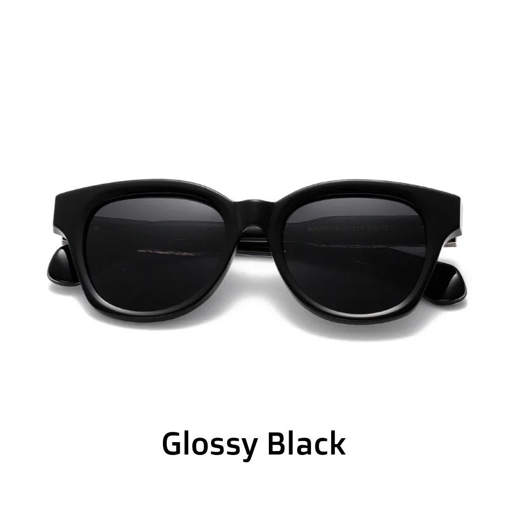 Acetate Oval Polarized Sunglasses – UV400 Gradient Retro Casual Women