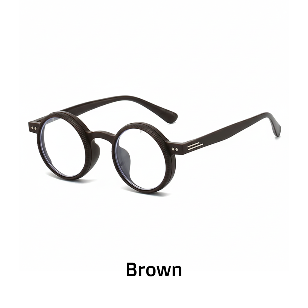 360° Rotating Round Plastic Eyeglass Frames
