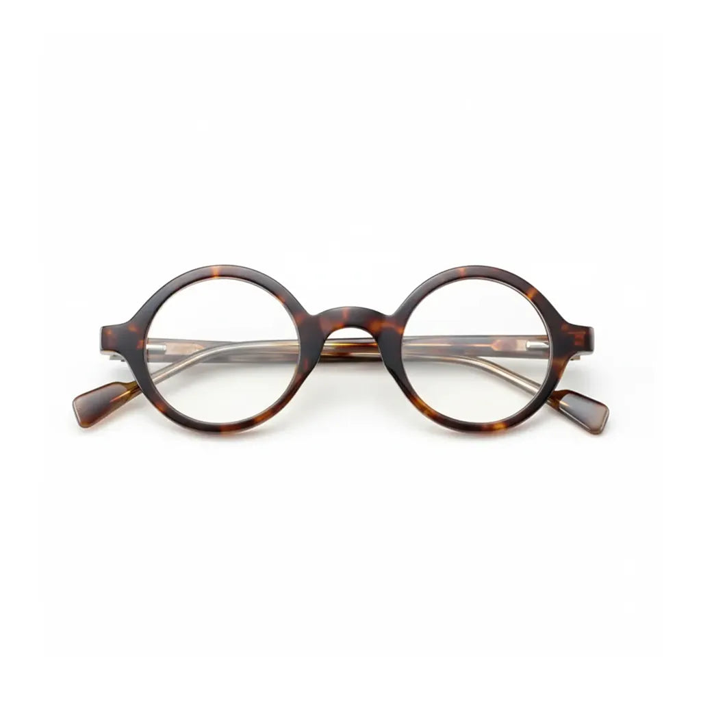 Retro Round Eyeglass Frame - Ultra Light Optical Prescription Glasses