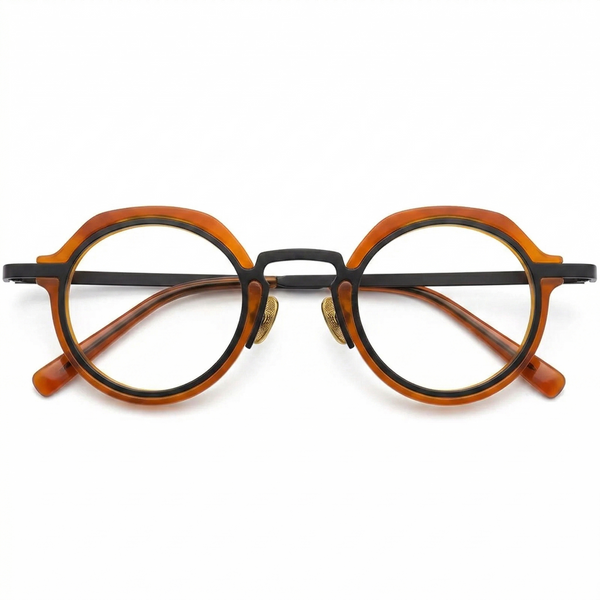 Acetate Oval Prescription Eyeglasses Frame