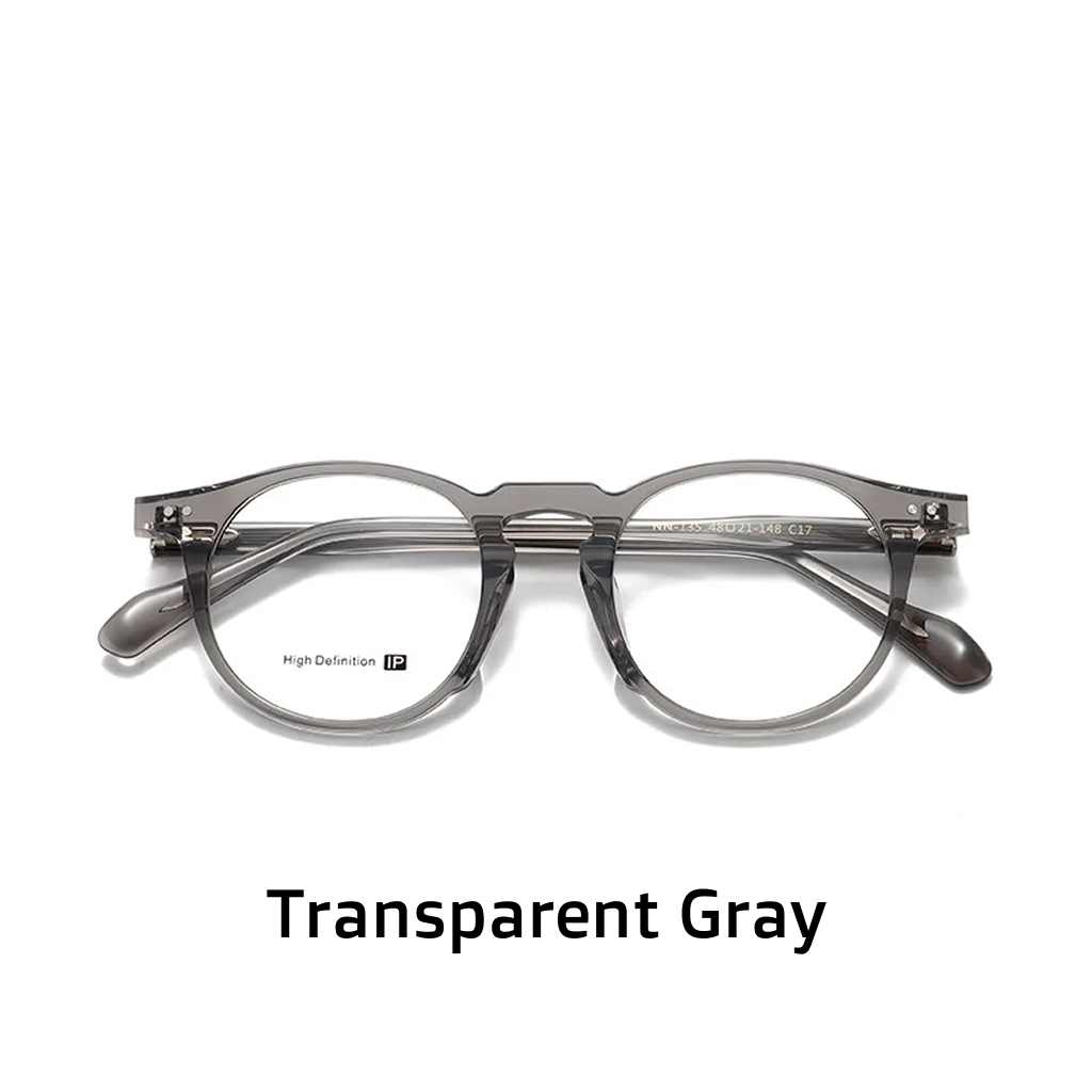 Rundes optisches Brillengestell aus Acetat