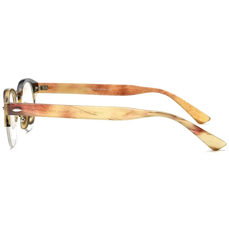 Acetate Half-Frame Optical Glasses