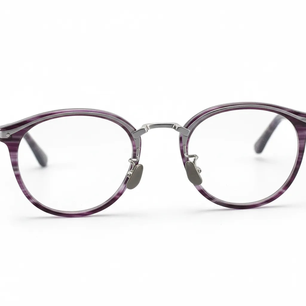Titanium Optical Frame - Retro Unisex Prescription Eyeglasses
