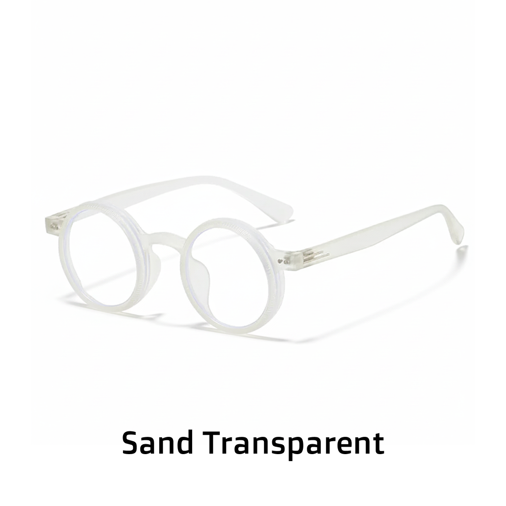 360° Rotating Round Plastic Eyeglass Frames
