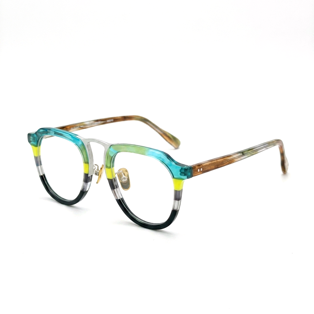מסגרות למשקפיים של Acetate Aviator - אופטי לשני המינים