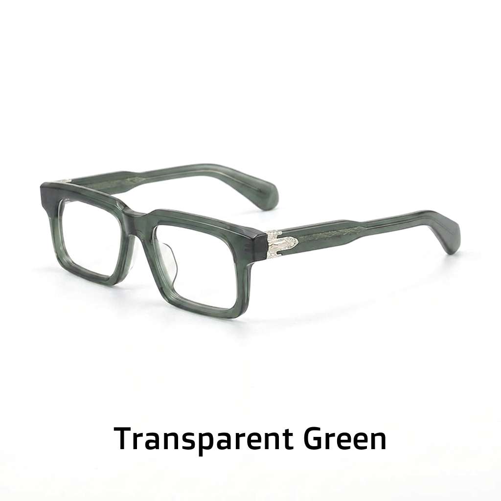 Quadratische Acetat-Brillenfassungen – Unisex-Retro-Optik