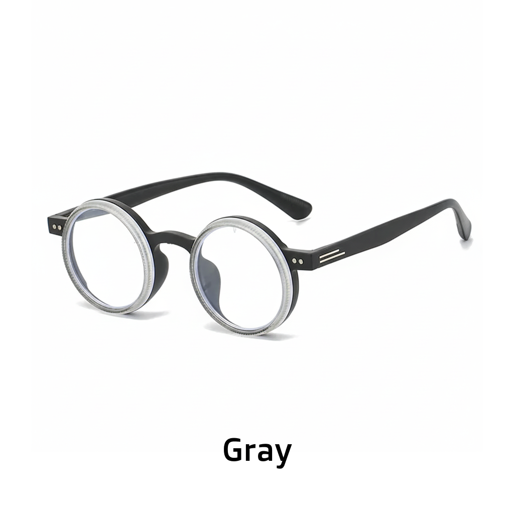 360° Rotating Round Plastic Eyeglass Frames