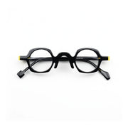 Retro Round Acetate Eyeglass Frames - Unisex Optical Prescription
