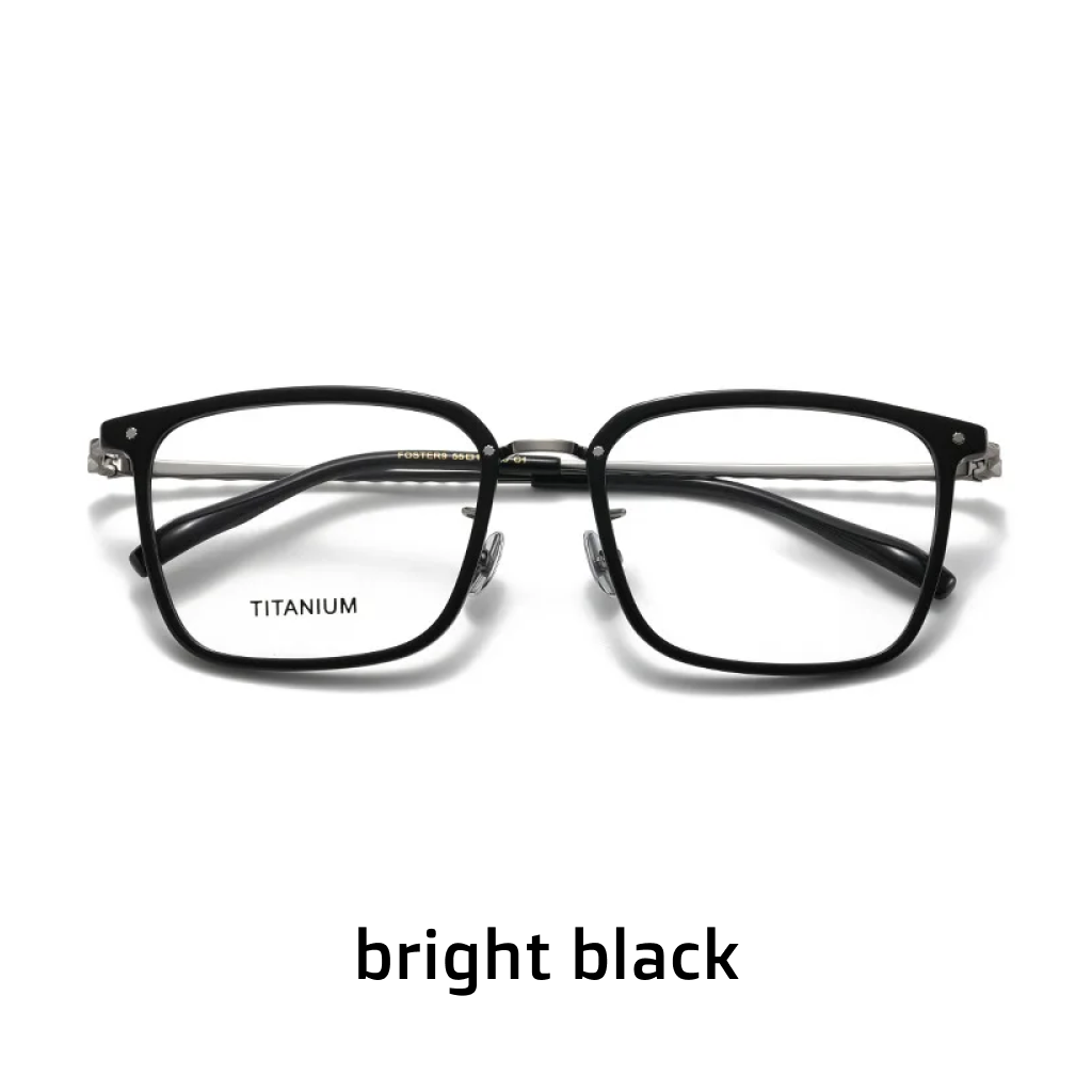 Titanium Rectangular Optical Eyeglass Frames