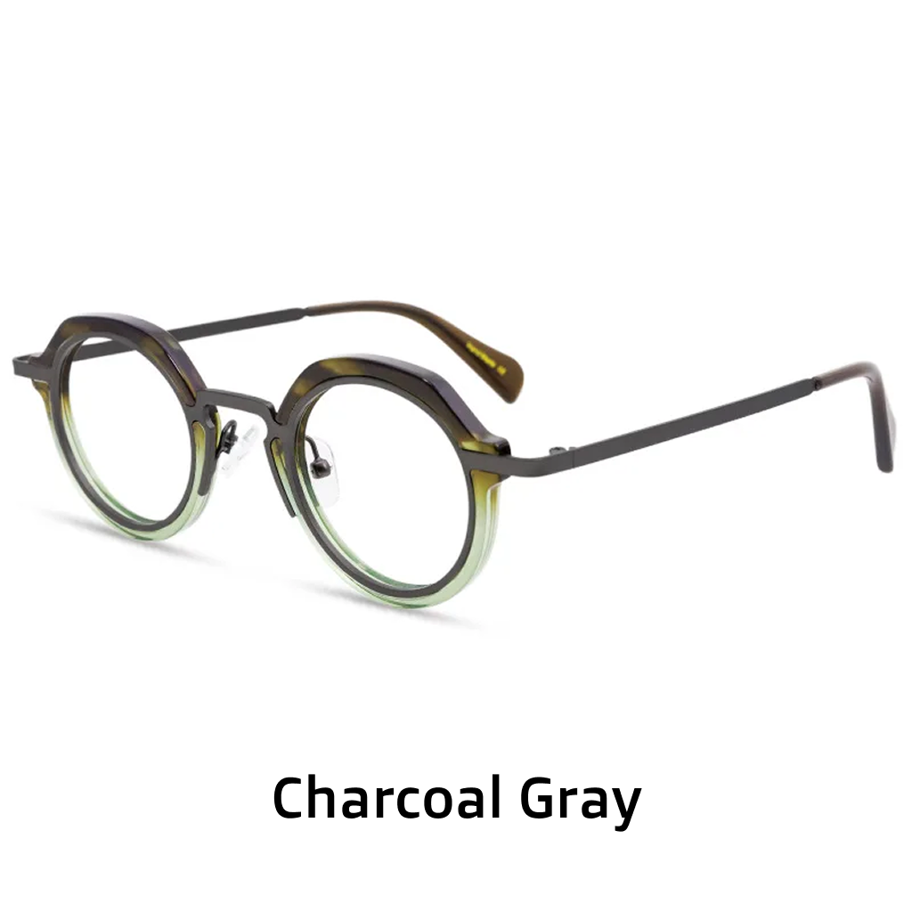 Acetate Oval Prescription Eyeglasses Frame