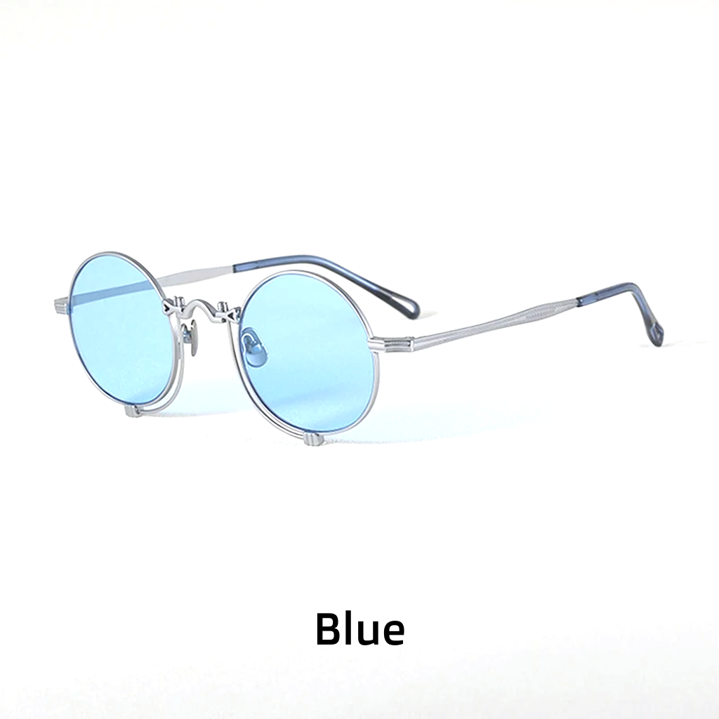 Women's Titanium Round Polarized Sunglasses UV400