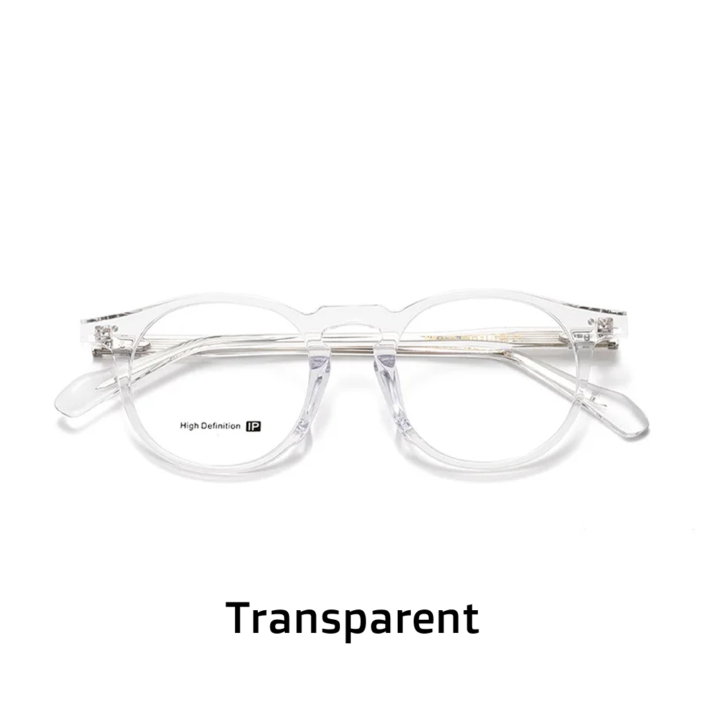 Rundes optisches Brillengestell aus Acetat