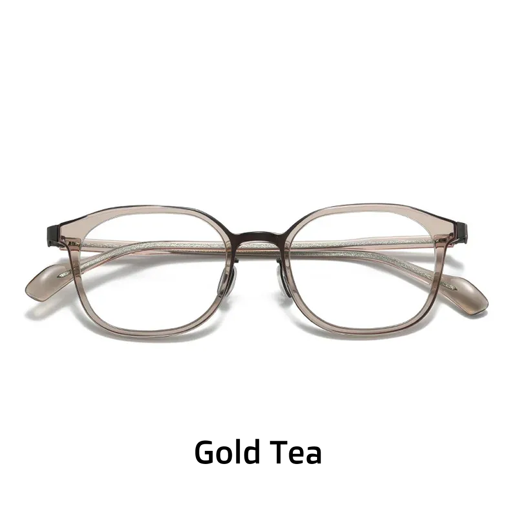Monture carrée business tendance, ultra-légère pour myopie, style rétro décontracté ultra-fin, verres optiques photochromiques pour visages ronds