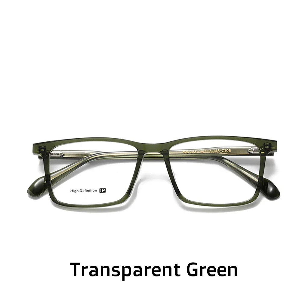 Optische Brille aus Acetat mit quadratischem Rahmen