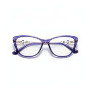 Retro Cat Eye Reading Glasses - Anti Blue Light