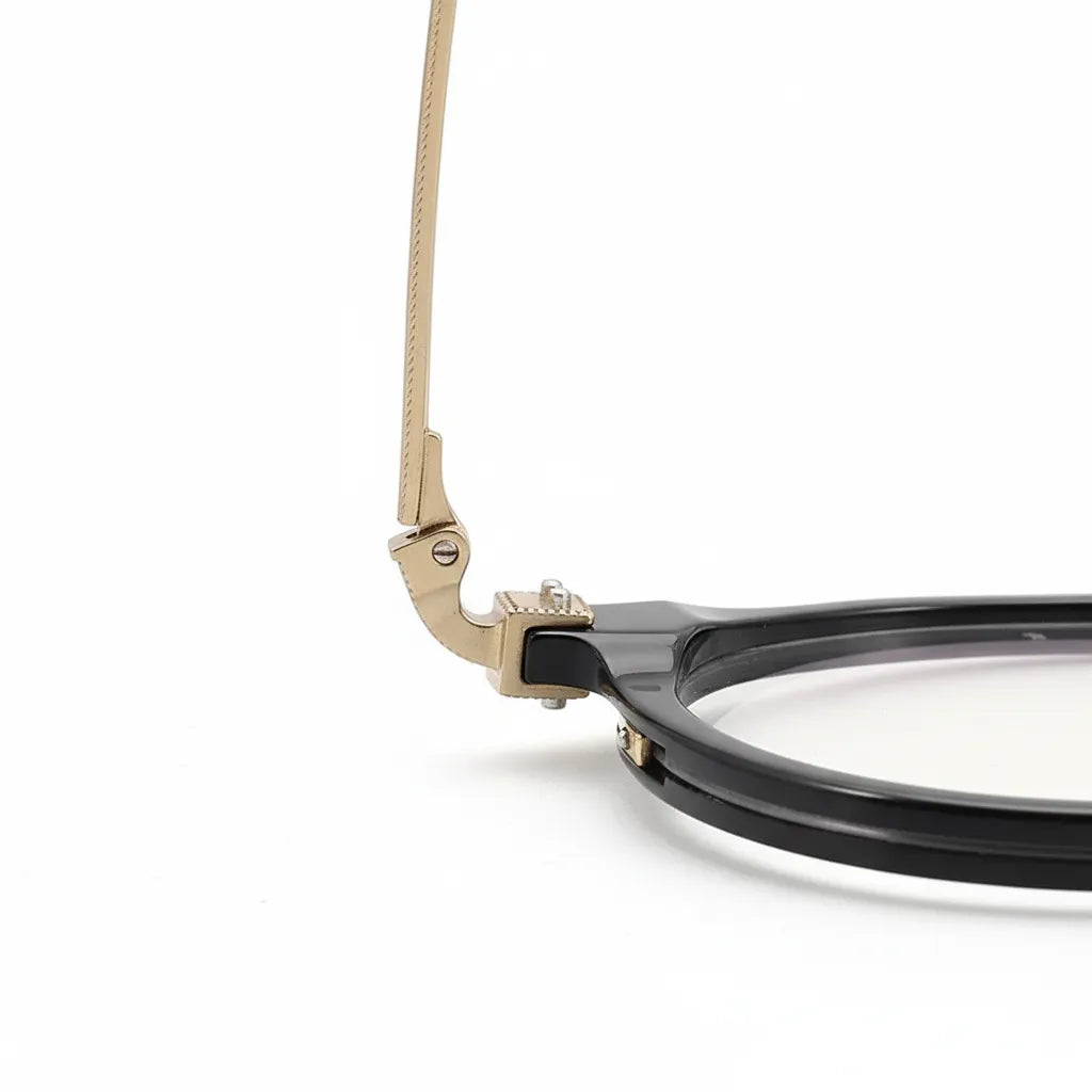 Pure Titanium Round Eyeglass Frame - Anti Blue Light Optical Prescription Glasses