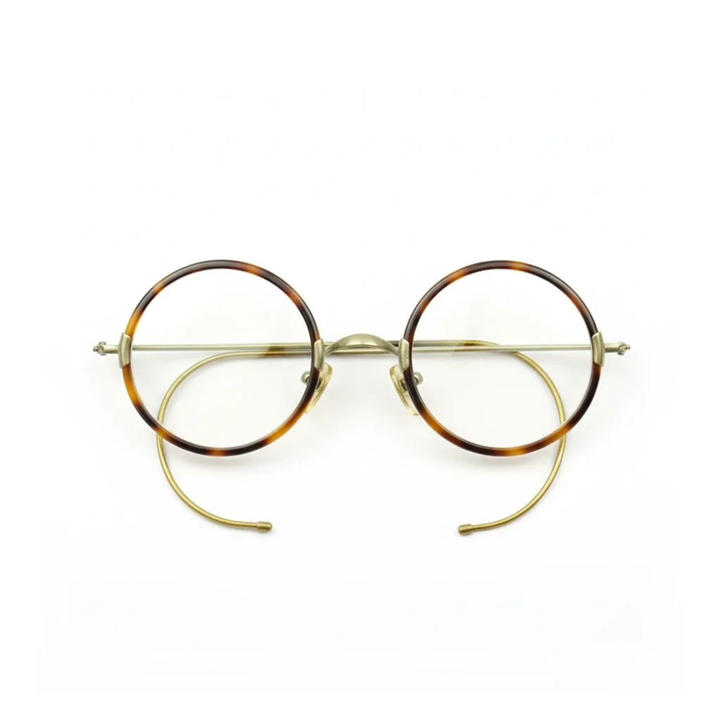 Retro Round Metal Glasses - Anti Blue Light Optical Frame