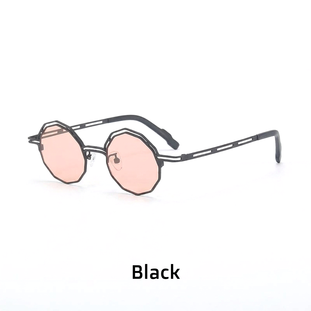 Round Polarized Sunglasses – UV400 Titanium Frame