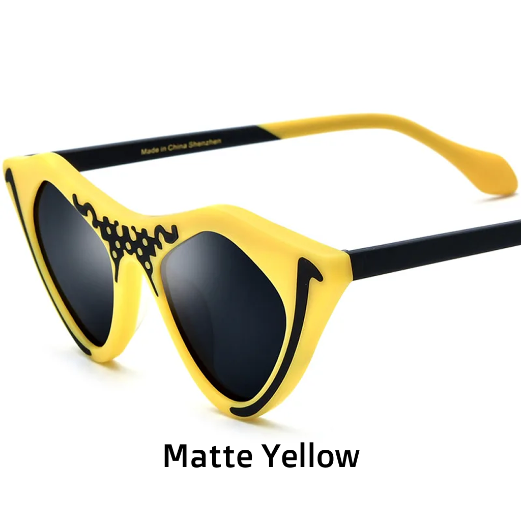 Cat Eye Polarized Sunglasses UV400 Acetate Frame