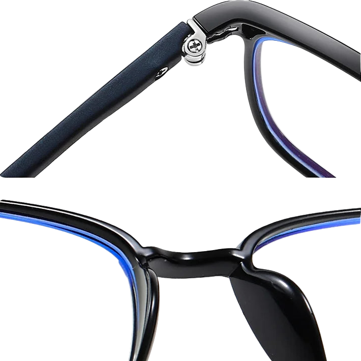 TR90 Anti-Blue Light Optical Glasses Frame - Retro Box Style
