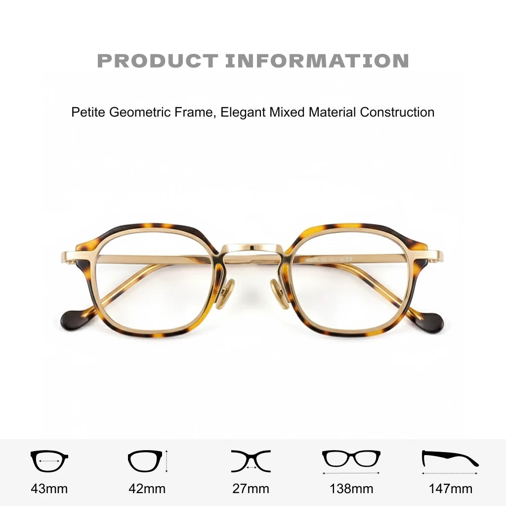 Round Anti-Blue Light Eyeglasses Frame - Unisex Optical Prescription Frame M-07