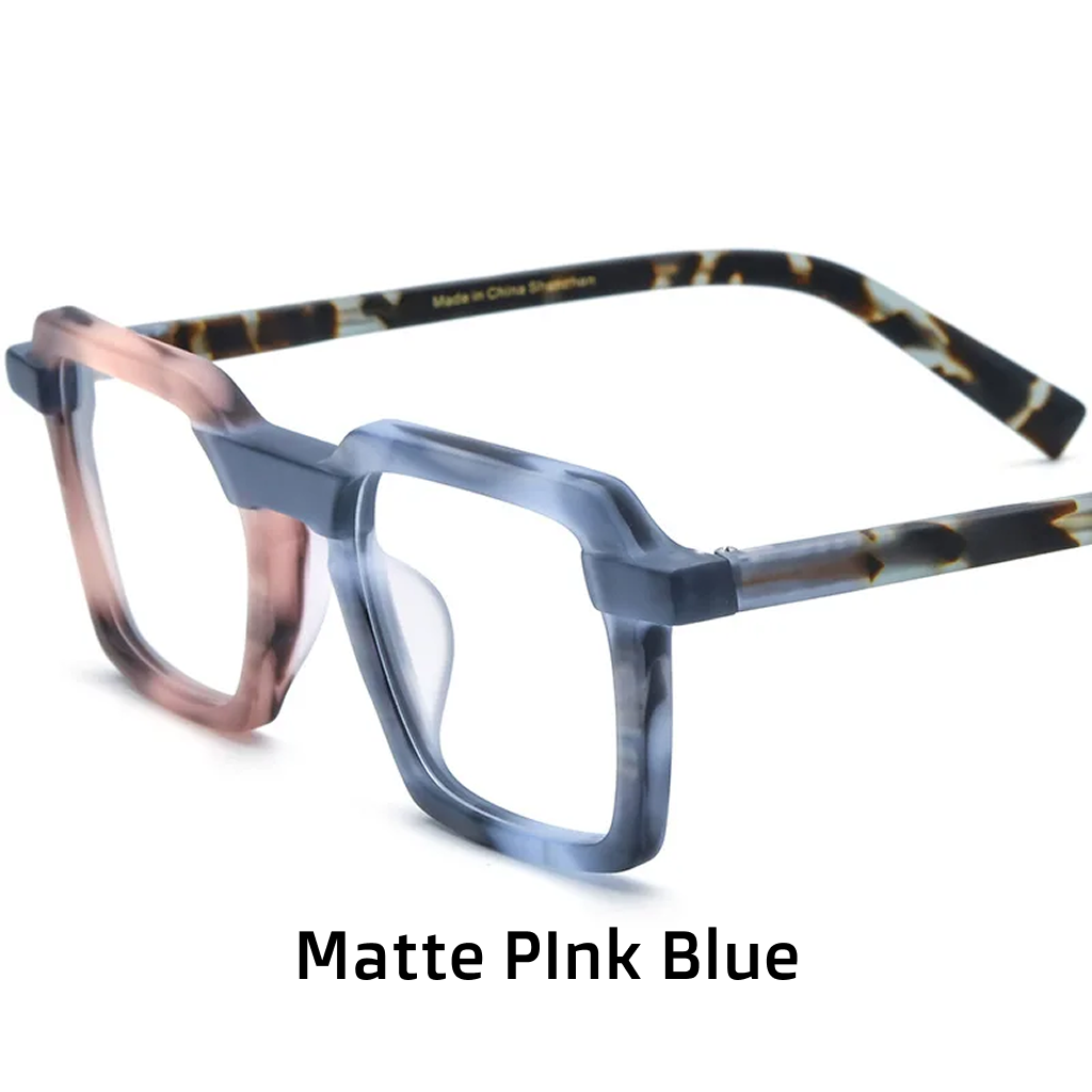 Acetate Square Optical Frames – Unisex Prescription Eyeglasses