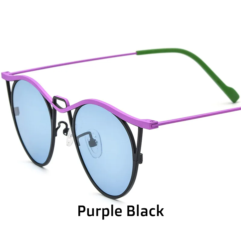 משקפי שמש Polarized Cat Eye – מסגרת טיטניום UV400