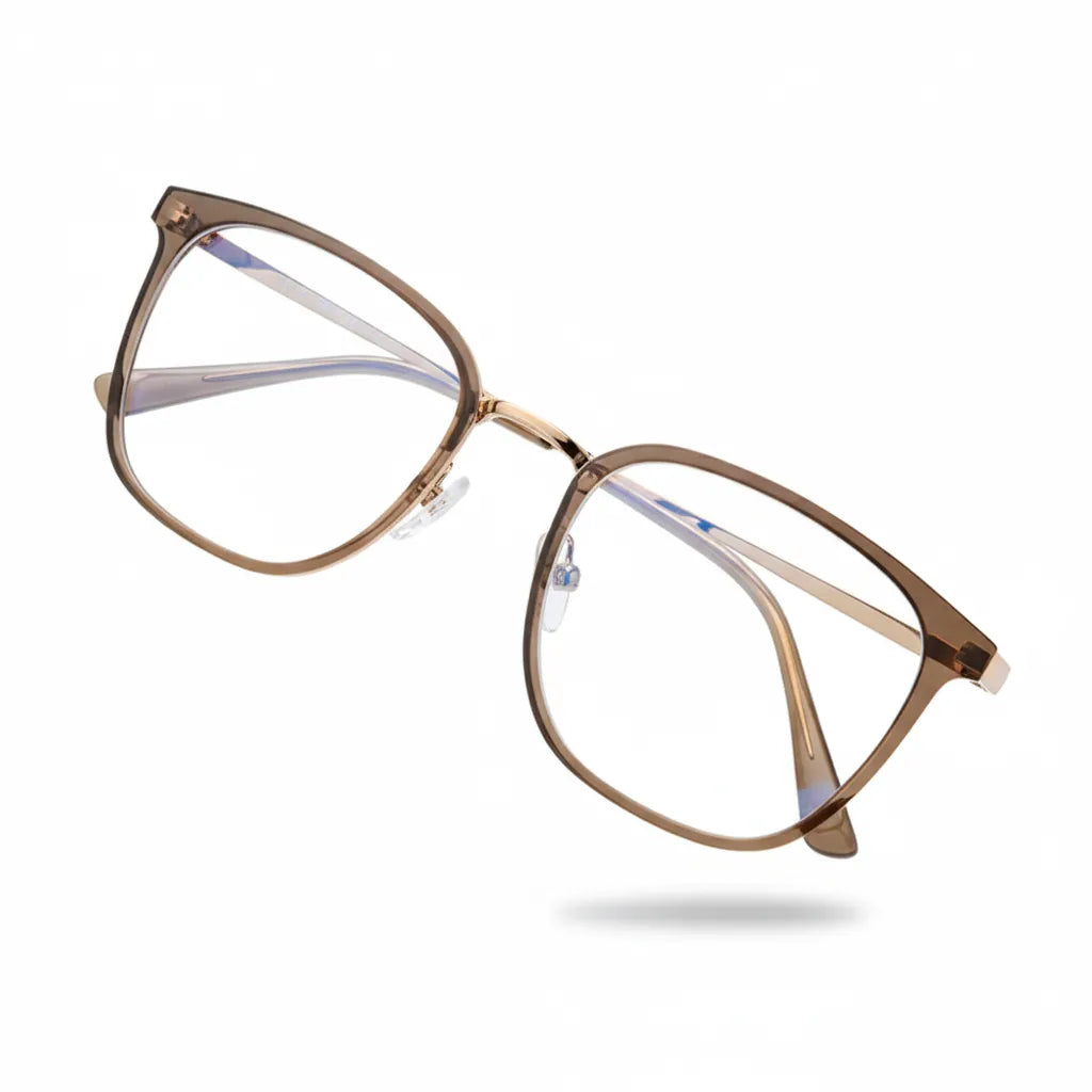 Retro Square Round TR90 Optical Prescription Glasses Frame for Women