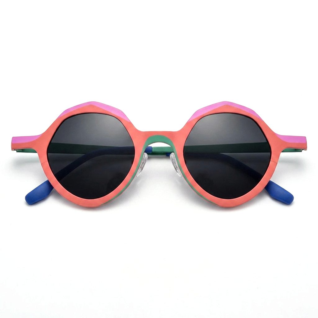 Titanium Cat Eye Polarized Sunglasses – UV400 Gradient Anti-Reflective Women