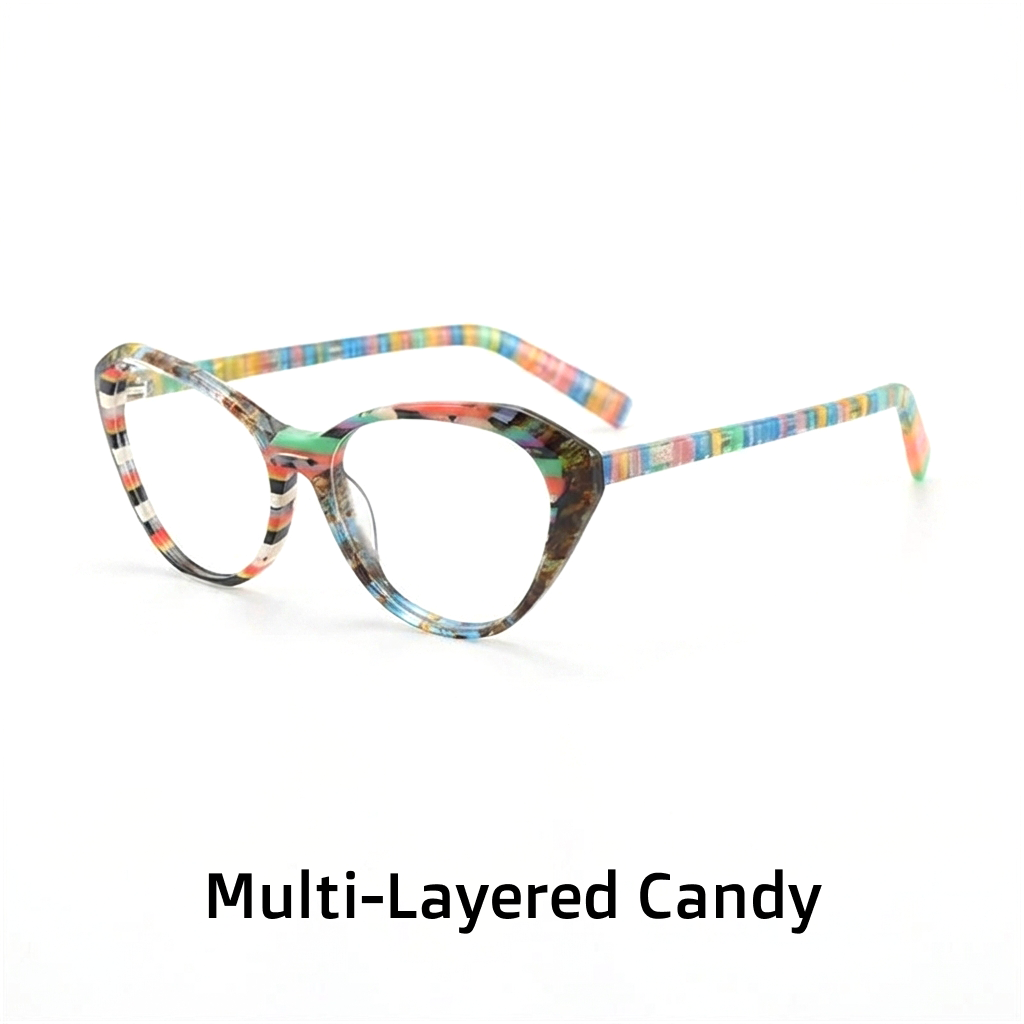 Acetate Cat Eye Optical Glasses Frame
