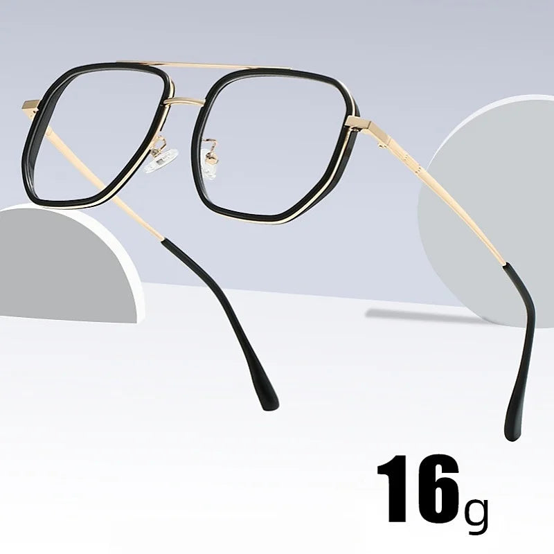 Magnetic Clip-On Polarized Sunglasses - Metal Optical Frame