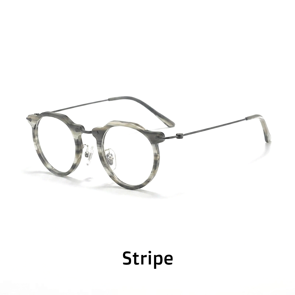 Titanium Round Optical Eyeglass Frames
