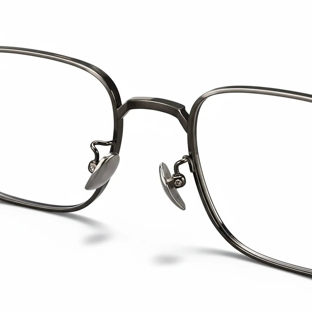 Ultra-Light Titanium Business Eyeglasses Frame - Square Full Rim