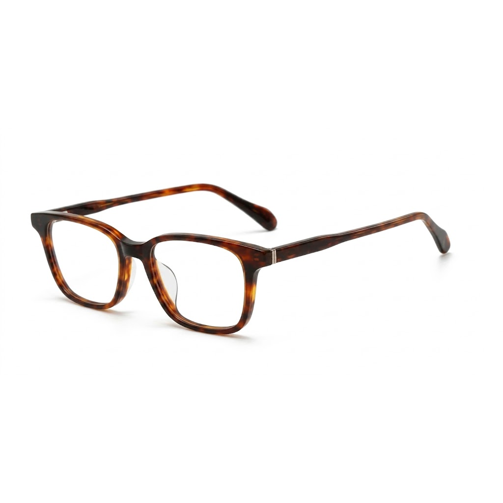 Optische Brille aus Acetat mit quadratischem Rahmen
