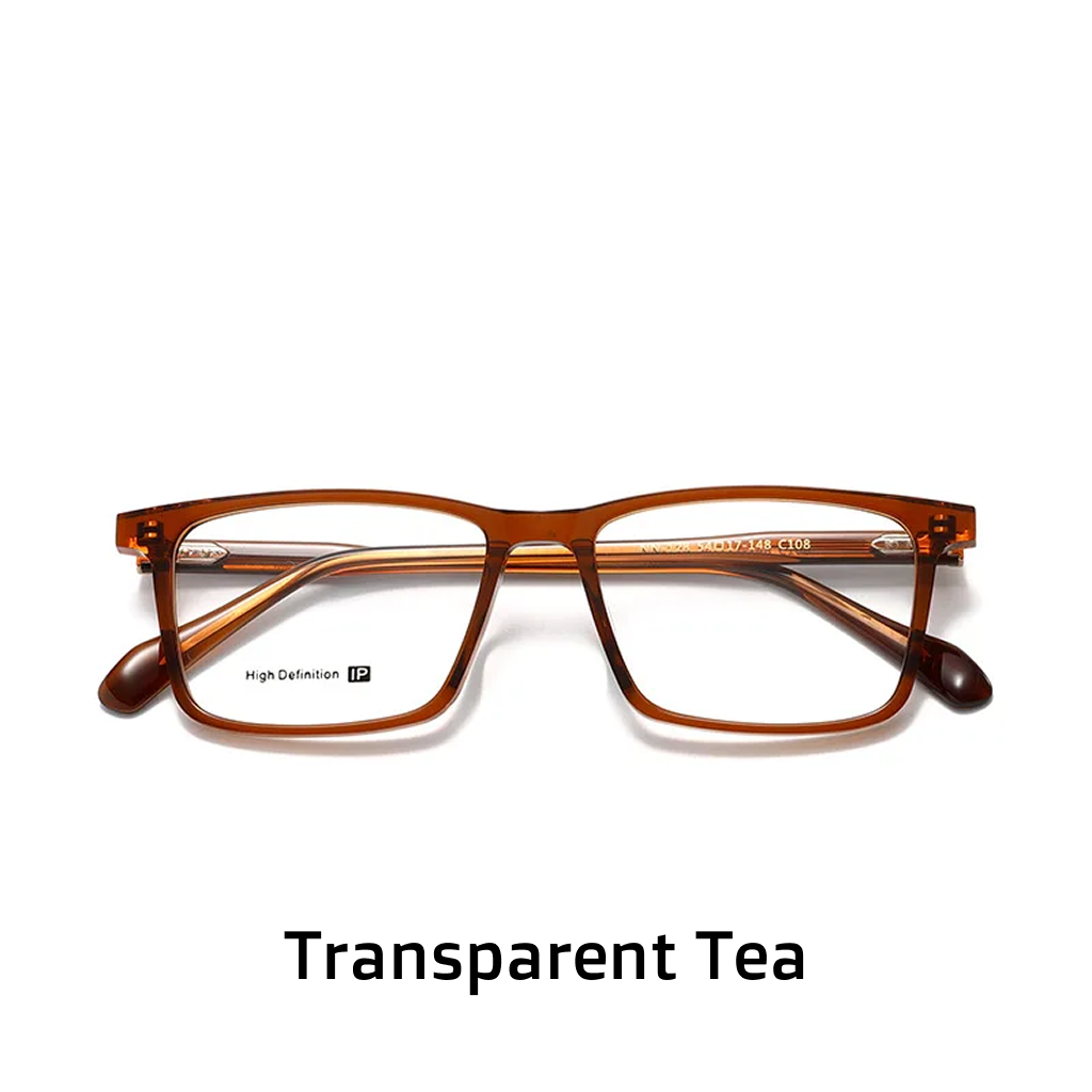 Optische Brille aus Acetat mit quadratischem Rahmen